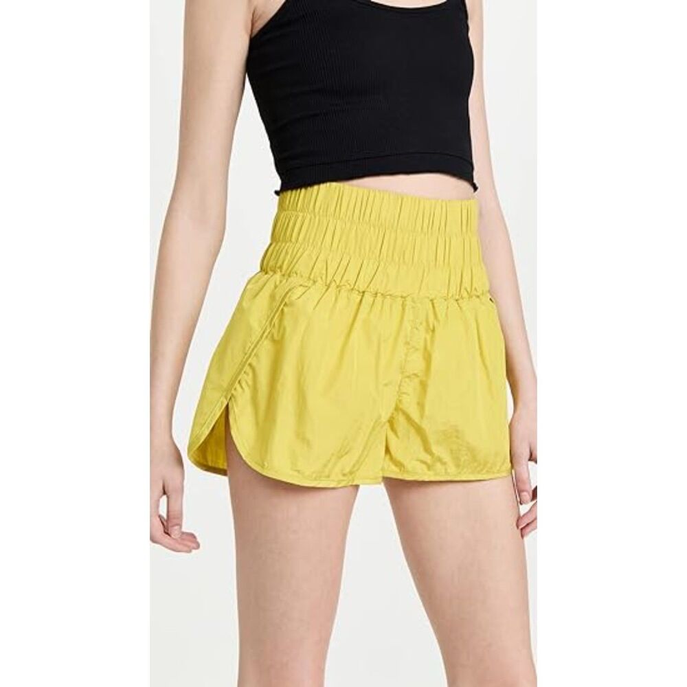 Free People Movement The Way Home Shorts Size Small Sparkling Citrus
